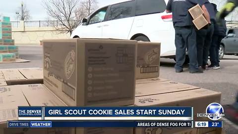 Girl Scout cookie sales start Sunday