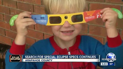Search for solar eclipse specs heads to Arapahoe County libraries