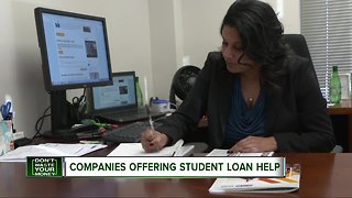 Companies offering student loan help