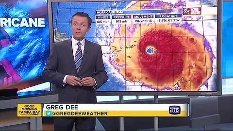 Hurricane Irma taking aim at Florida, possibly Carolinas | Wednesday 9AM update with Greg Dee