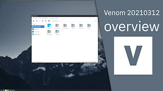 Venom Linux 20210312 overview | A Source-based linux distro.