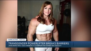 World champion powerlifter and transgender woman inspires, educates others with her story