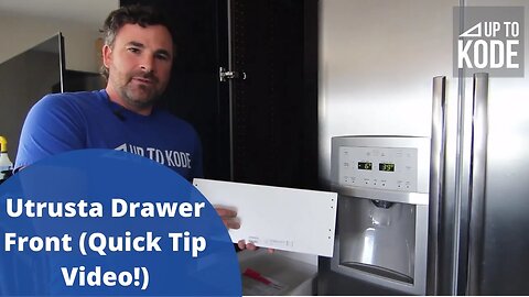 Utrusta Drawer Front (Quick Tip Video!)