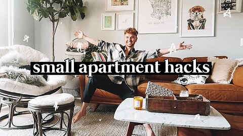 10 SMALL APARTMENT DECORATING TIPS + HACKS // Lone Fox