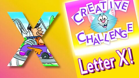 Learn to Draw using the letter X with the Sauerpuss and Friends puppets Creative Challenge Activity!