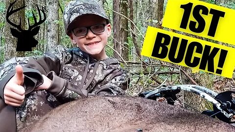 His First Buck!!! 🦌🦌🦌