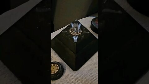 Orgonite Pyramid- PULSED Rodin Coil Charge Plate ⚛️