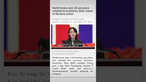 #NorthKorea Warns #USA Of Decisive Action Response To Spy Planes. #Spy