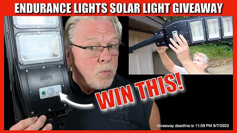 I'm Giving Away This Endurance Lights Solar Outdoor Light