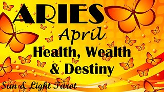 Aries♈ Your Life Cracks Wide Open!💥Set Intentions Now! A Great Outcome!💥April Health Wealth Destiny