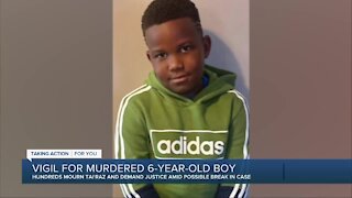 Candlelight vigil held for murdered 6-year-old boy