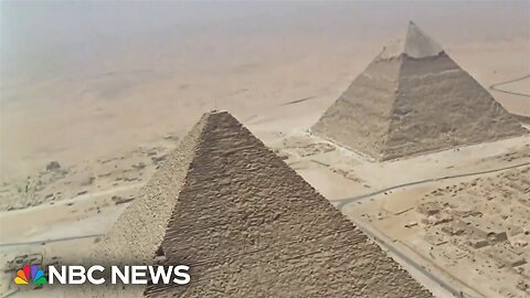 Research suggests Egyptian pyramids were built with water