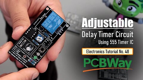 555 Adjustable Delay On Off Timer Circuit