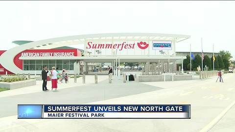 Summerfest unveils new north gate and musical plaza