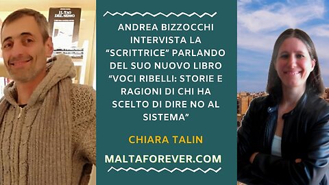 ANDREA BIZZOCCHI INTERVISTA CHIARA TALIN SUL NUOVO LIBRO " VOCI RIBELLI"