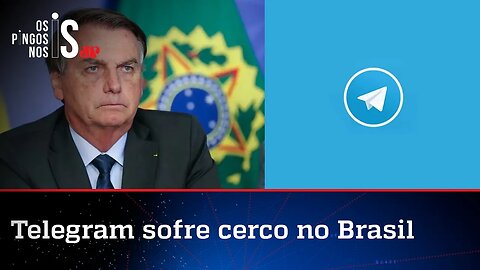 Ataque ao Telegram no Brasil é "covardia", diz Bolsonaro