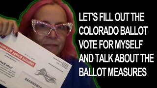 Colorado Ballot Time- Let's Fill it out (Joined by Wayne!)