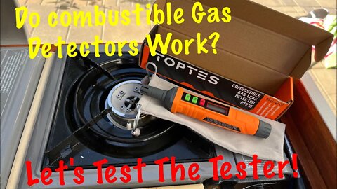 TopTes Combustible Gas Detector, Does It Work? Let's Test Give It A Shot.