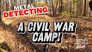 WOW! Metal Detecting a CIVIL WAR CAMP with the Minelab Manticore