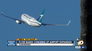 Flyer raises concerns of airport expansion on Coronado