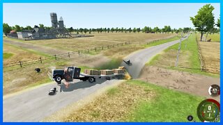 TruckFails | Cars And Trucks vs Giant Pit #165 | BeamNG.Drive |TrucksFails
