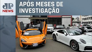 Operação da Polícia Civil apreende cerca de 50 carros de luxo em SP