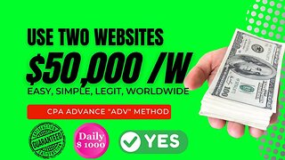 GET PAID $5000 A Week, CPA Marketing, ways to make money from home, make money online fast