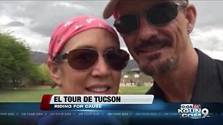 Riding in El Tour de Tucson for a purpose