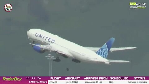 United Airlines flight wheel falls off during take off at SFO