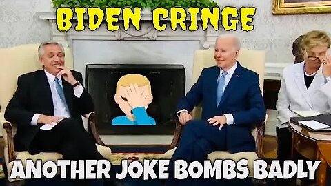 Another Biden Joke FALLS FLAT!🤦‍♂️