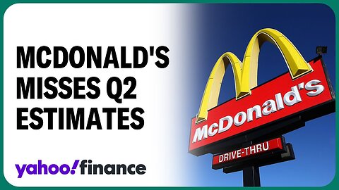 McDonald's misses Q2 estimates as consumers pull back on spending| RN ✅