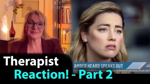 Therapist Reaction! Amber Heard Interview Part 2#amberinterview #johnnydepp #amberheard #narcissist