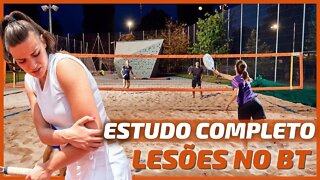 ⚠️Beach Tennis é Fácil LESIONAR? 🎾Principais Lesões do TÊNIS x BEACH TENNIS✅ ESTUDO COMPLETO