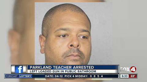 Parkland teacher arrested, faces gun charge