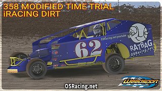 358 Modified Time Trial at Weedsport Speedway - iRacing Dirt #iracingdirt #dirtracing