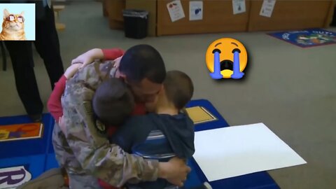 Soldier Homecoming 😭 Soldier Surprise Their Kids - Very Unbelievable video