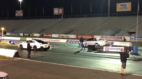 Gtr vs CTS V at Englishtown raceway park