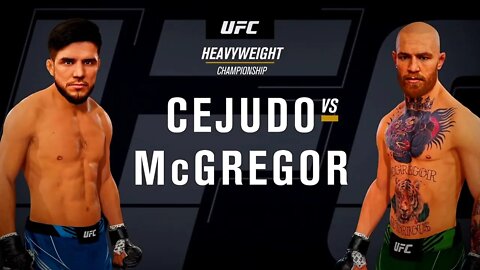 EA Sports UFC 4 Gameplay Conor McGregor vs Henry Cejudo