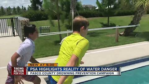 Pasco County warns against disturbing reality of child drownings in new public service announcement