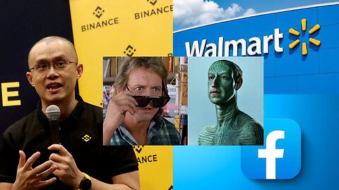 Binance sued The CRYPTO death sprial continues, Walmart job cuts and Fake FACEBOOK jobs