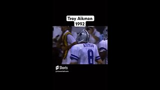 Troy Aikman 1992 #shorts #footballshorts #football #dallascowboys #nfl #dallas #sportsnews