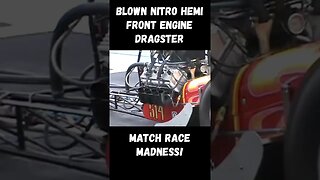 Blown Nitro Hemi Front Engine Dragster Match Race! #shorts