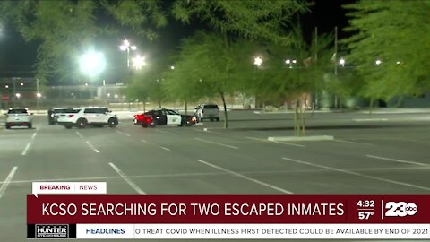 KCSO searching for two escaped inmates outside of Shafter