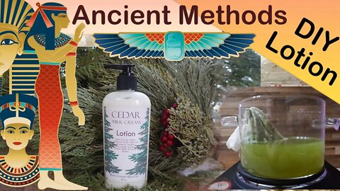 DIY Men's Pine Needle Infused Lotion with Ties to the Ancient World
