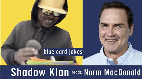 Shadow Klan reads Norm MacDonald 🤣 blue card jokes in Detroit