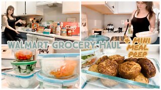 WALMART GROCERY HAUL + MINI MEAL PREP | WEEKLY MEAL PREP | BUSY MOM MEAL PREP