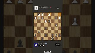 Day 28 Of Bullet Chess Until 1000 ELO | #shorts #bulletchess #pengi