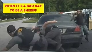 Deputy Gets Shot 3 Times During Wild Shootout - Earning A Donut