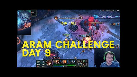 Day 9 of the ARAM CHALLENGE (5Wins 5Loses), and a bonus game MTG