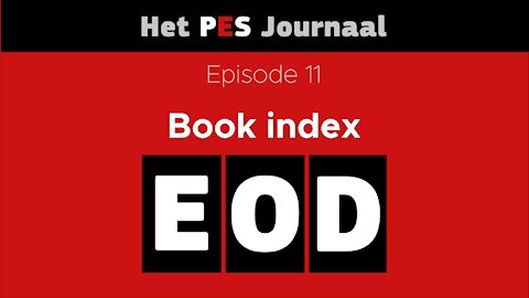 EOD Het PES Journaal - Episode 11 - PES Framework Book Index